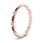 Load image into Gallery viewer, art-deco-thin-stacking-eternity-band-with-black-diamond-in-rose-gold-FDEWB2139GBLACKANGLE3-NL-RG.jpg
