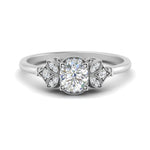 Load image into Gallery viewer, Art Deco Vintage Round Cut Engagement Ring
