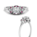 Load image into Gallery viewer, Art Deco Vintage Round Cut Engagement Ring
