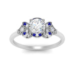 Load image into Gallery viewer, Art Deco Vintage Round Cut Engagement Ring
