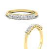 Load image into Gallery viewer, asscher-cut-0.70-ct-seven-stone-anniversary-band-in-yellow-gold-fdwb8008asangle3-0.75ct-nl-yg.jpg?v=1774260284