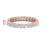 Load image into Gallery viewer, asscher-cut-3-carat-eternity-diamond-band-in-rose-gold-fdewb8321-as-3-00-ct-nl-rg-hw
