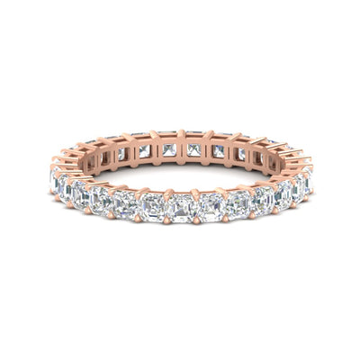 Asscher Cut Full Eternity Diamond Band