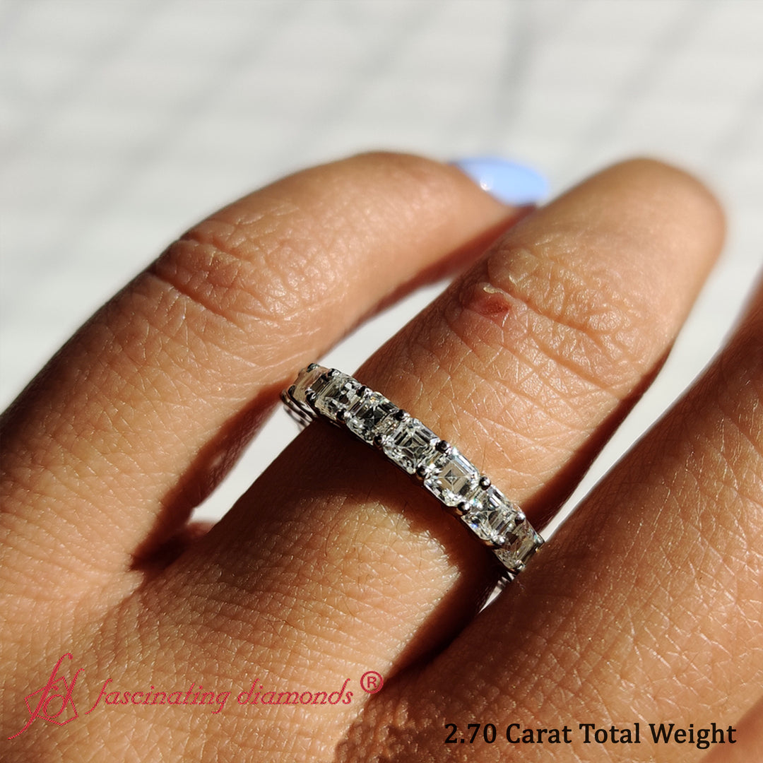 asscher-cut-3-carat-eternity-diamond-wedding-band-in-white-gold-FDEWB8321A1-AS-3.00CT