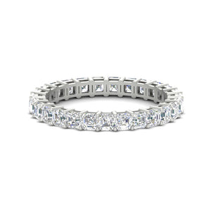 Asscher Cut Full Eternity Diamond Band