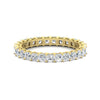 Load image into Gallery viewer, asscher-cut-3-carat-eternity-diamond-wedding-band-in-yellow-gold-FDEWB8321AS-3.00CT-NL-YG