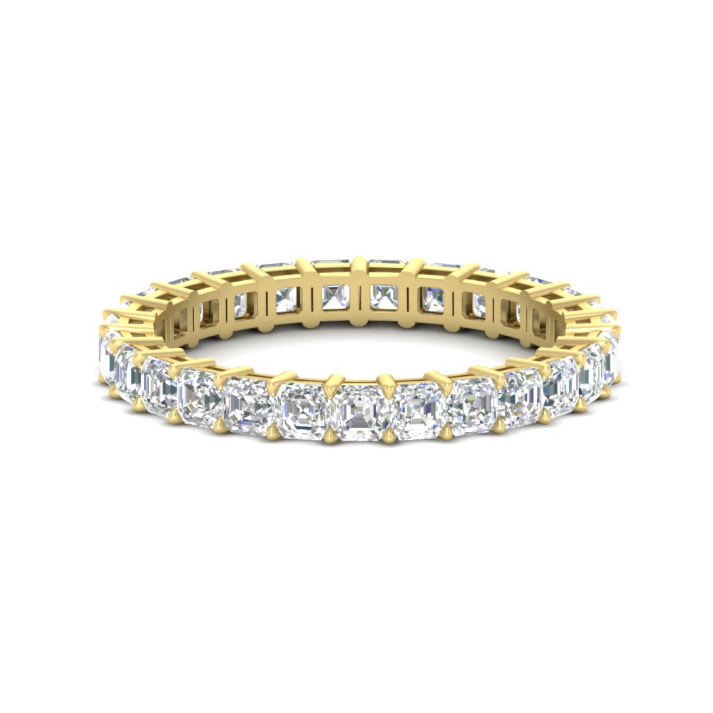 asscher-cut-3-carat-eternity-diamond-wedding-band-in-yellow-gold-FDEWB8321AS-3.00CT-NL-YG