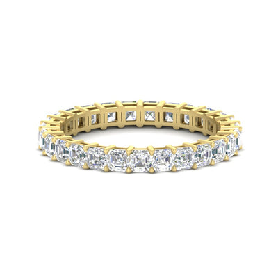 Asscher Cut Full Eternity Diamond Band