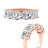 Load image into Gallery viewer, asscher-cut-4-carat-five-stone-diamond-band-in-rose-gold-fdwb8008asangle3-4.00ct-nl-rg.jpg?v=1773807308