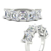 Load image into Gallery viewer, asscher-cut-5-ct-five-stone-wedding-band-in-white-gold-fdwb8008asangle3-5.00ct-nl-wg.jpg?v=1773808194