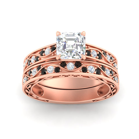 asscher-cut-antique-filigree-black-diamond-bridal-ring-set-in-rose-gold-fdens3543asgblackangle5-nl-rg.jpg