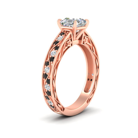 asscher-cut-antique-filigree-black-diamond-engagement-ring-in-rose-gold-fdens3543asrgblackangle2-nl-rg.jpg