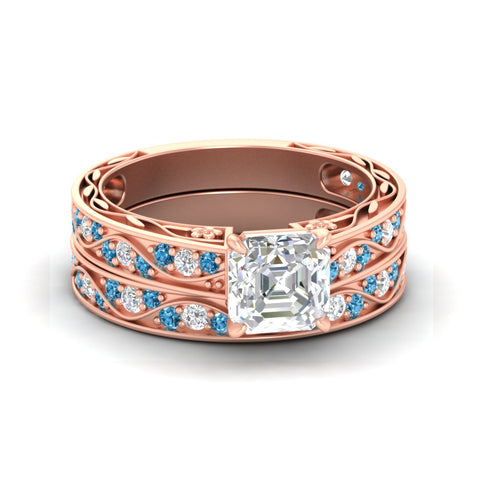 asscher-cut-antique-filigree-blue-topaz-bridal-ring-set-in-rose-gold-fdens3543asgicbltosleep-nl-rg.jpg