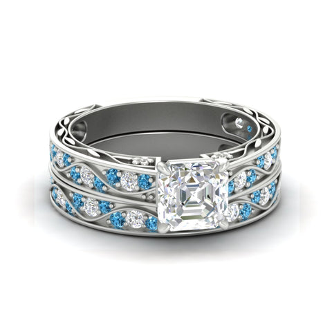 asscher-cut-antique-filigree-blue-topaz-bridal-ring-set-in-white-gold-fdens3543asgicbltosleep-nl-wg.jpg