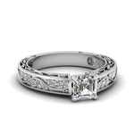 Load image into Gallery viewer, asscher-cut-antique-filigree-diamond-ring-in-950-platinum-FDENS3543ASR-NL-WG_3342cdb4-da05-4fa5-b081-cc1011a05265
