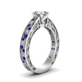 Thumbnail 32 - asscher-cut-antique-filigree-diamond-ring-with-blue-sapphire-in-14K-white-gold-FDENS3543ASRGSABLANGLE2-NL-WG_b0db4ffd-d2a3-47a3-b35f-c47b9c6e8143