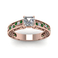 Thumbnail 14 - asscher-cut-antique-filigree-diamond-ring-with-emerald-in-14K-rose-gold-FDENS3543ASRGEMGRANGLE5-NL-RG_e3d7371b-b56d-4f39-91e5-9daa29a9e3a6