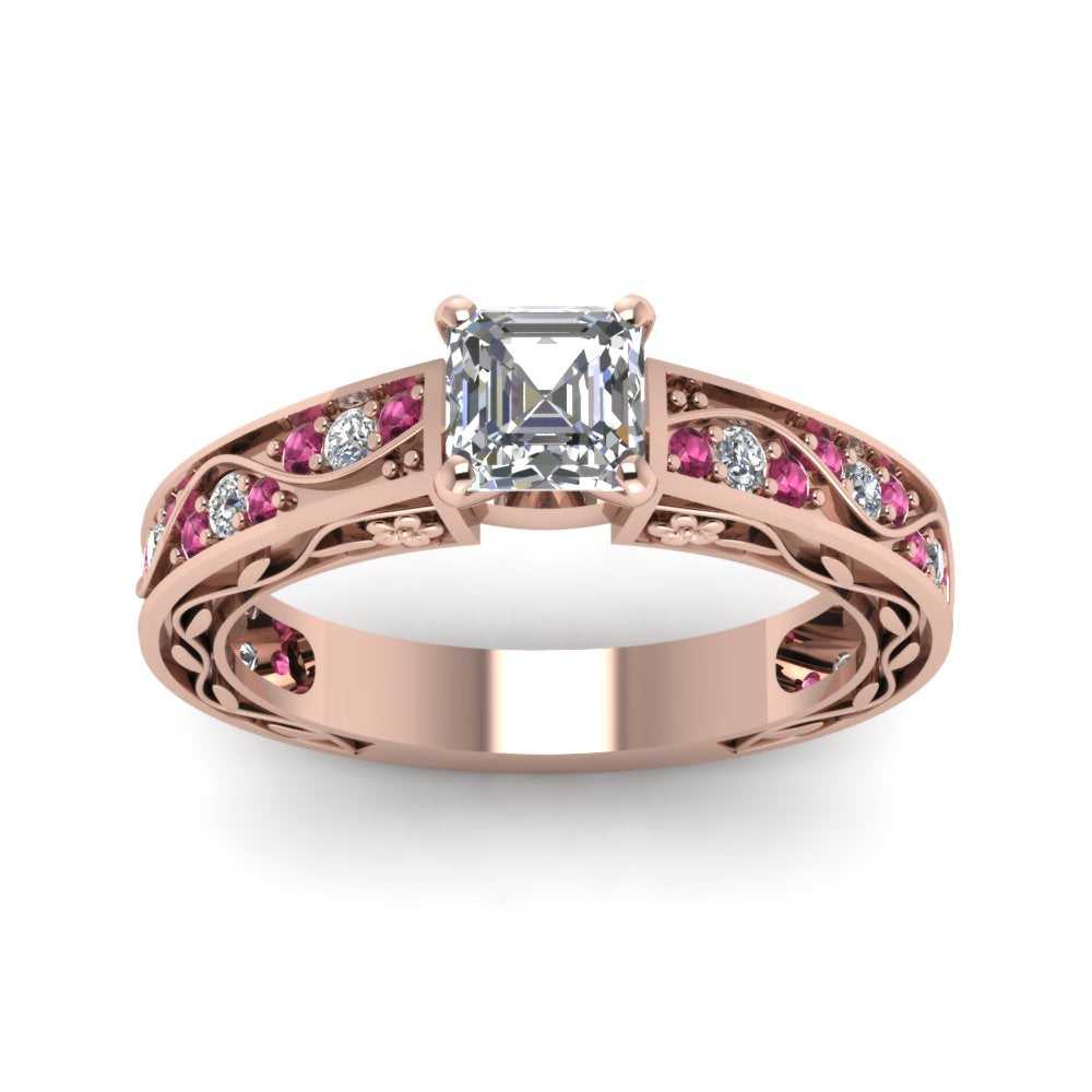 asscher-cut-antique-filigree-diamond-ring-with-pink-sapphire-in-14K-rose-gold-FDENS3543ASRGSADRPIANGLE5-NL-RG_442ee569-e536-478f-96f5-e923da882a28