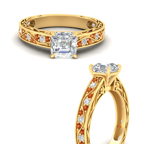 asscher-cut-antique-filigree-orange-sapphire-engagement-ring-in-yellow-gold-fdens3543asrgsaorangle3-nl-yg.jpg