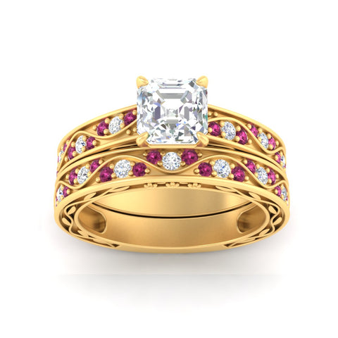 asscher-cut-antique-filigree-pink-sapphire-bridal-ring-set-in-yellow-gold-fdens3543asgsadrpiangle5-nl-yg.jpg