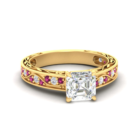 asscher-cut-antique-filigree-pink-sapphire-engagement-ring-in-yellow-gold-fdens3543asrgsadrpisleep-nl-yg.jpg