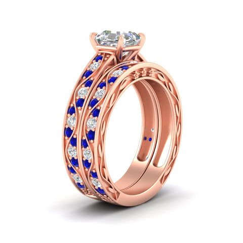 asscher-cut-antique-filigree-sapphire-bridal-ring-set-in-rose-gold-fdens3543asgsablangle2-nl-rg.jpg