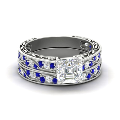 asscher-cut-antique-filigree-sapphire-bridal-ring-set-in-white-gold-fdens3543asgsablsleep-nl-wg.jpg