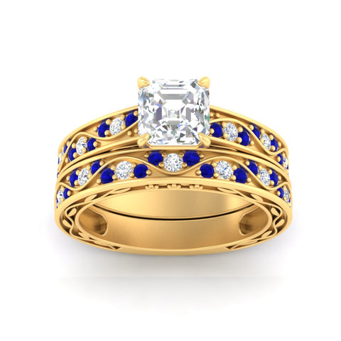 asscher-cut-antique-filigree-sapphire-bridal-ring-set-in-yellow-gold-fdens3543asgsablangle5-nl-yg.jpg