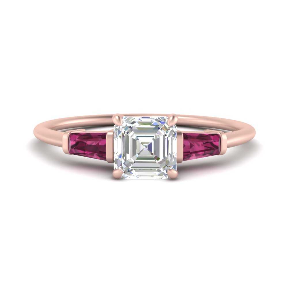 asscher-cut-bar-baguette-3-stone-pink-sapphire-engagement-ring-in-FDENS100ASRGSADRPI-NL-RG
