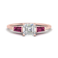 Thumbnail 7 - asscher-cut-bar-baguette-3-stone-pink-sapphire-engagement-ring-in-rose-gold-FDENS100ASRGSADRPI-NL-RG