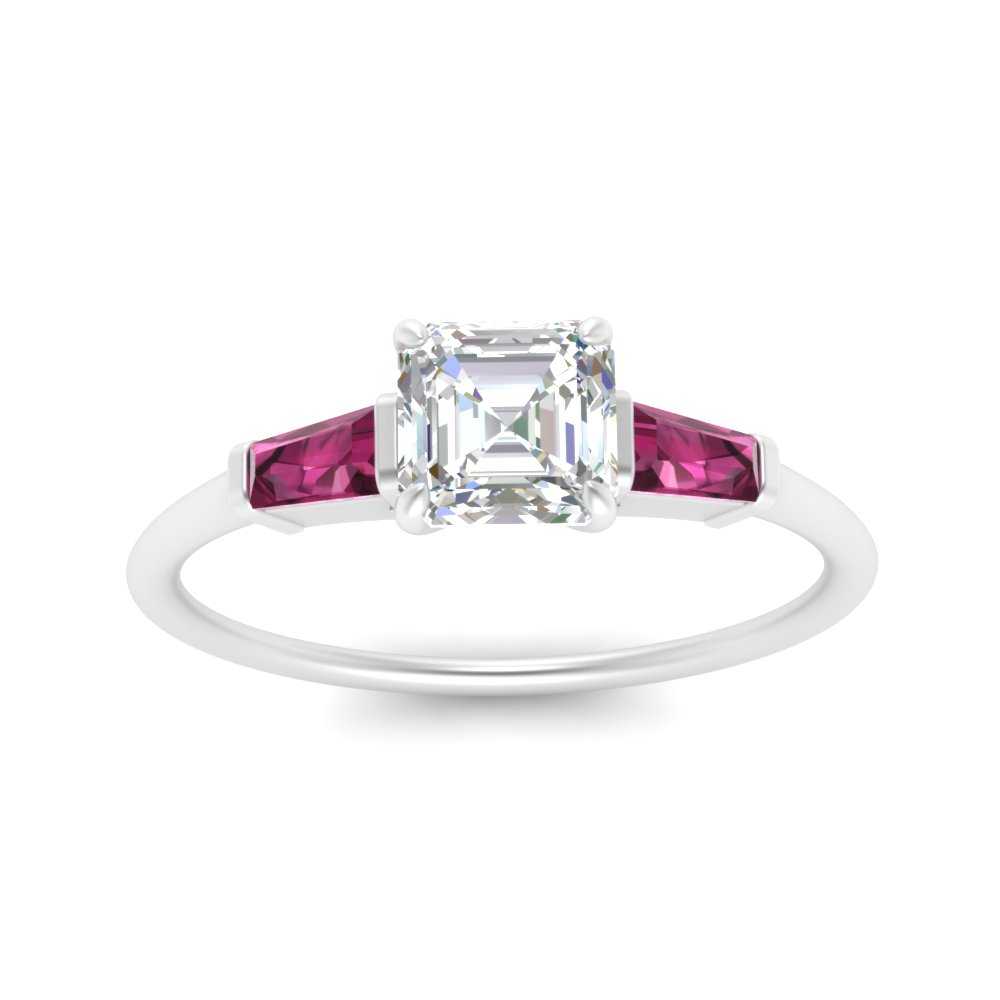 asscher-cut-bar-baguette-3-stone-pink-sapphire-engagement-ring-in-FDENS100ASRGSADRPI-NL-WG