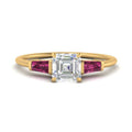 Thumbnail 31 - asscher-cut-bar-baguette-3-stone-pink-sapphire-engagement-ring-in-yellow-gold-FDENS100ASRGSADRPI-NL-YG