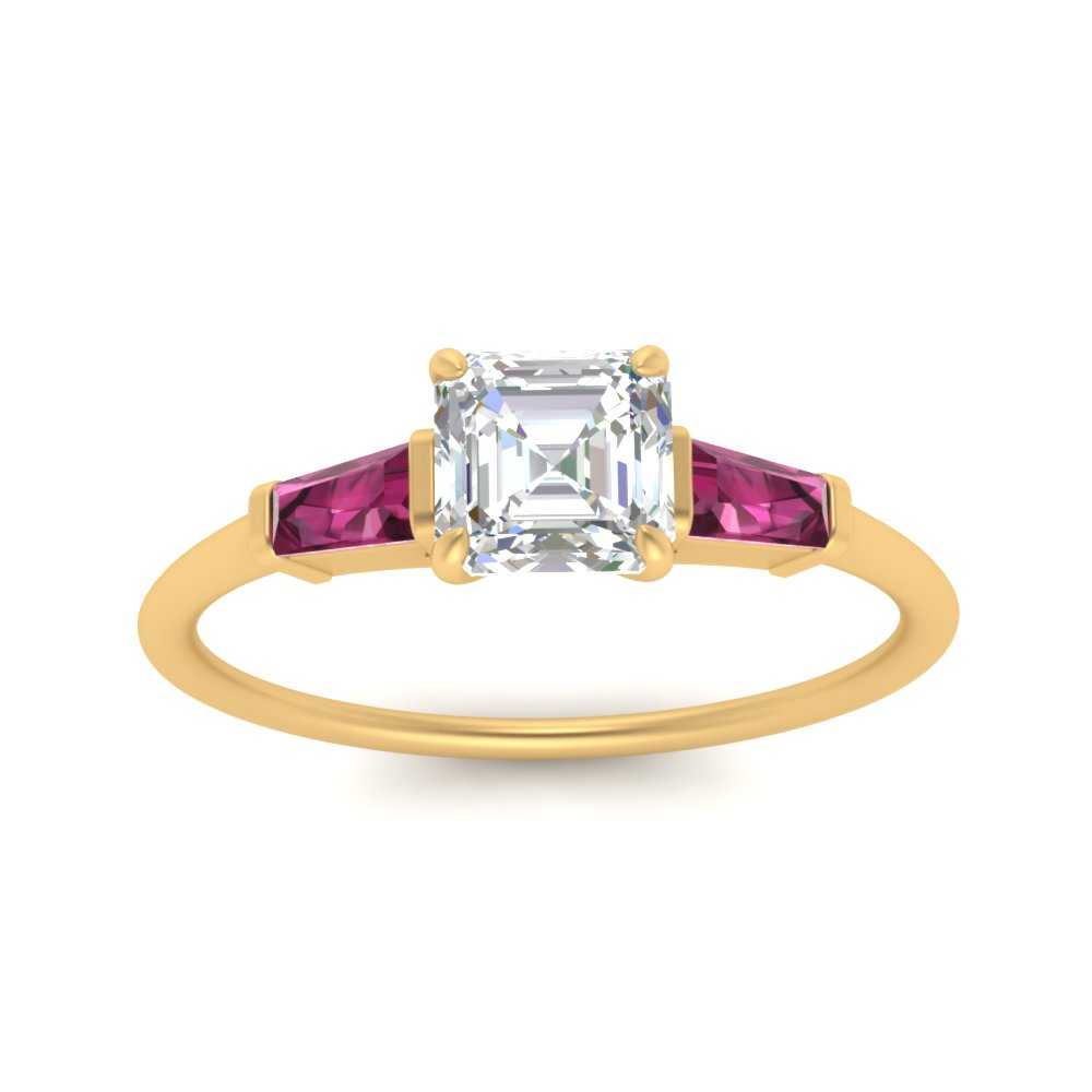 asscher-cut-bar-baguette-3-stone-pink-sapphire-engagement-ring-in-FDENS100ASRGSADRPI-NL-YG