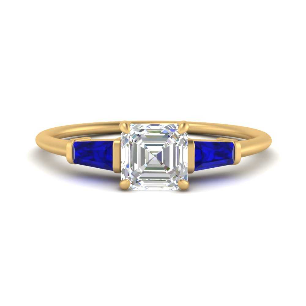 asscher-cut-bar-baguette-3-stone-sapphire-engagement-ring-in-FDENS100ASRGSABL-NL-YG