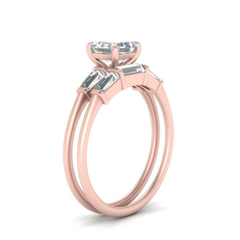 asscher-cut-bar-set-diamond-ring-with-matching-3-baguette-wedding-band-in-rose-gold-FDENS100ASANGLE2-NL-RG