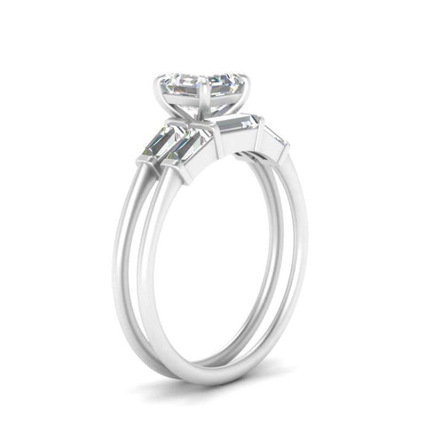 asscher-cut-bar-set-diamond-ring-with-matching-3-baguette-wedding-band-in-white-gold-FDENS100ASANGLE2-NL-WG