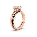 Load image into Gallery viewer, asscher-cut-bezel-solitaire-ring-with-black-diamond-band-in-rose-gold-FD11229ASGBLACKANGLE2-NL-RG.jpg?v=1758702913

