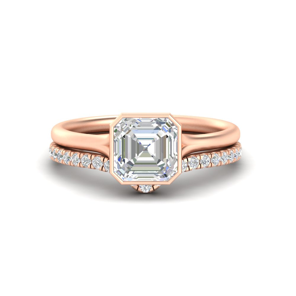 asscher-cut-bezel-solitaire-ring-with-diamond-band-in-rose-gold-FD11229AS-NL-RG.jpg?v=1758702913