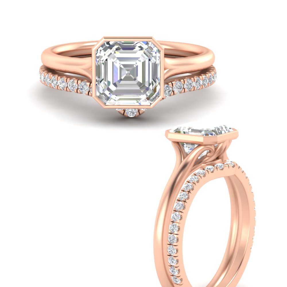 asscher-cut-bezel-solitaire-ring-with-diamond-band-in-rose-gold-FD11229ASANGLE3-NL-RG.jpg?v=1758702913