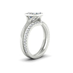 Load image into Gallery viewer, asscher-cut-bezel-solitaire-ring-with-diamond-band-in-white-gold-FD11229ASANGLE2-NL-WG.jpg?v=1758702913

