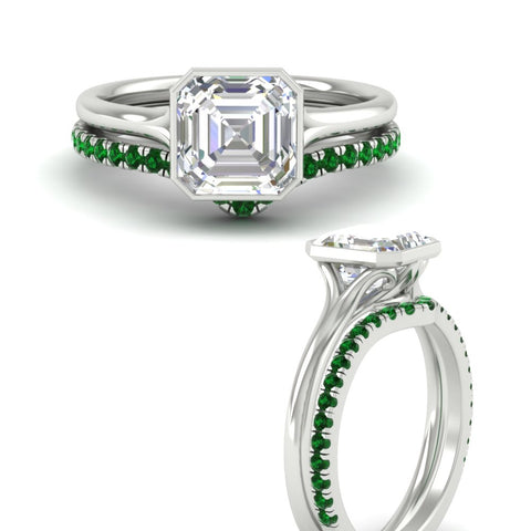 asscher-cut-bezel-solitaire-ring-with-emerald-band-in-white-gold-FD11229ASGEMGRANGLE3-NL-WG_89f0fb4d-81c2-4bdb-9e89-7d85fde5f431.jpg?v=1758708920