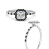 Load image into Gallery viewer, asscher-cut-black-diamond-halo-petite-engagement-ring-in-white-gold-FD8523ASRGBLACKANGLE3-NL-WG