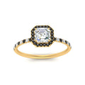 Thumbnail 99 - asscher-cut-black-diamond-halo-petite-engagement-ring-in-yellow-gold-FD8523ASRGBLACKANGLE3-NL-YG