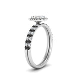 Load image into Gallery viewer, asscher-cut-black-diamond-halo-wedding-ring-set-in-white-gold-FD8523ASGBLACK-NL-WG