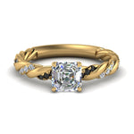 Load image into Gallery viewer, Twisted Vine Engagement Ring
