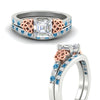 Load image into Gallery viewer, asscher-cut-blue-topaz-channel-band-celtic-bridal-set-in-white-gold-fdens2255asgicbltoangle3-nl-wg-ws2.jpg