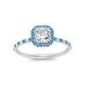 Thumbnail 67 - asscher-cut-blue-topaz-halo-petite-engagement-ring-in-white-gold-FD8523ASRGICBLTOANGLE3-NL-WG