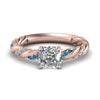 Load image into Gallery viewer, Twisted Vine Engagement Ring