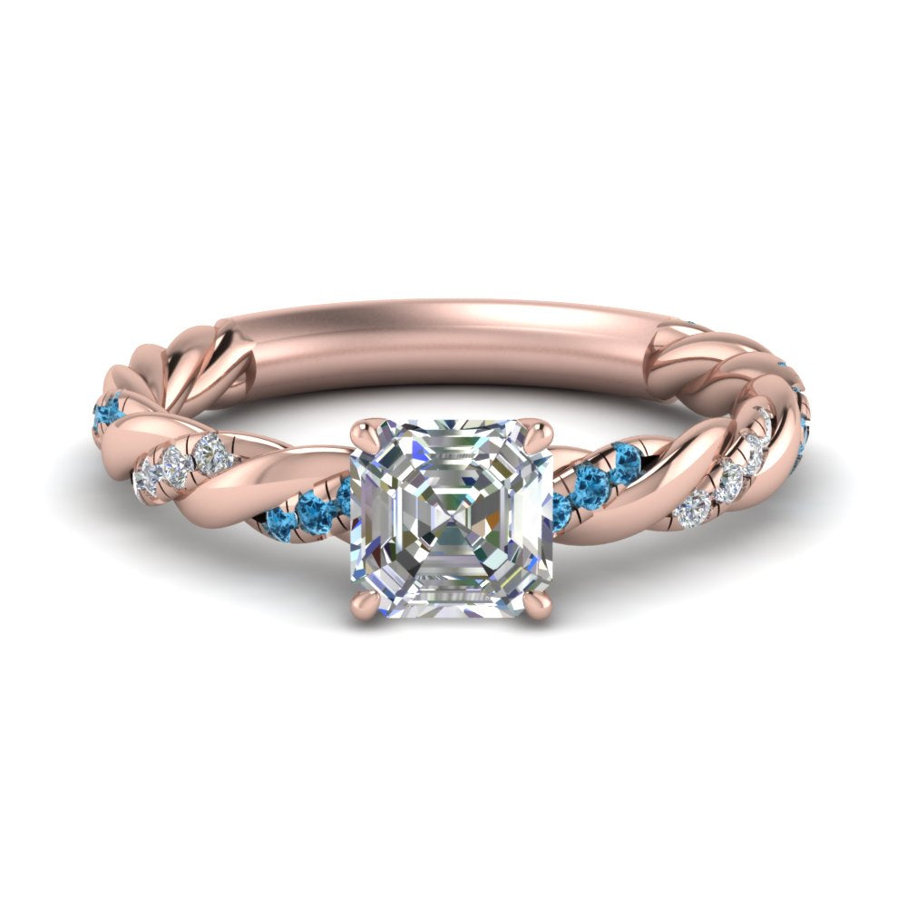 Twisted Vine Engagement Ring