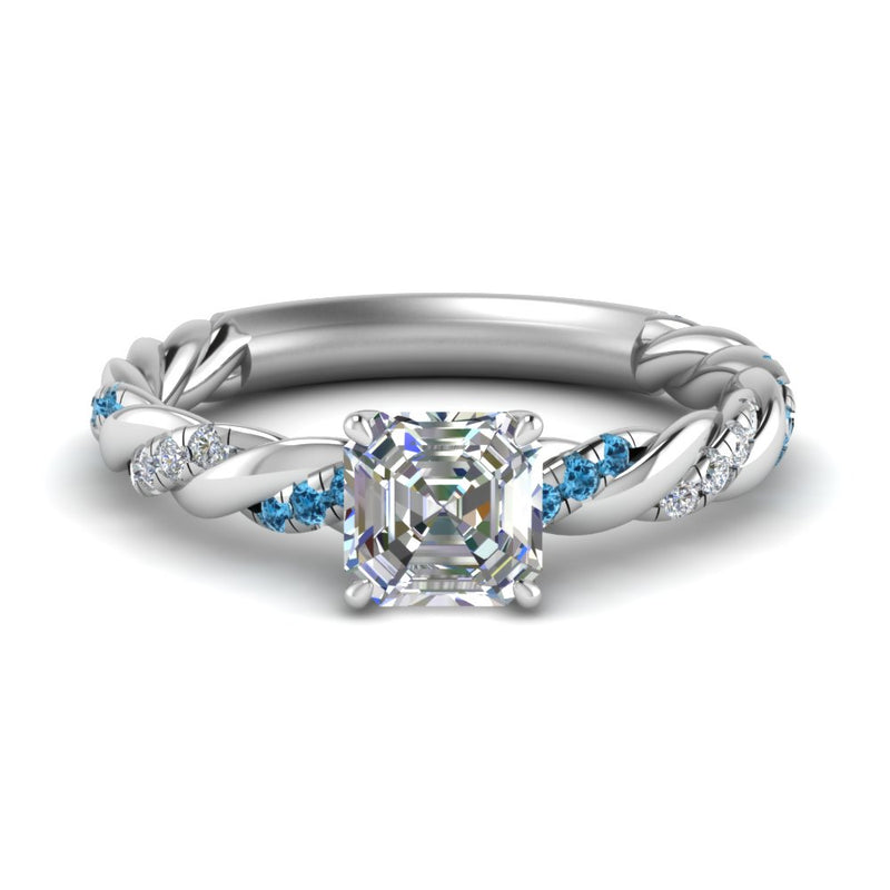 Twisted Vine Engagement Ring